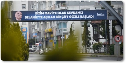 Üst Geçitler Atatürk Temalı Pankartlarla Donatıldı